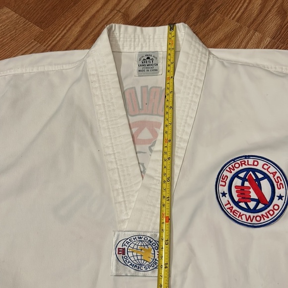 Martial Arts US Worldclass Taekwondo Gi Dobok Top Sang Moo Sa Men's Size 2 - Picture 10 of 11